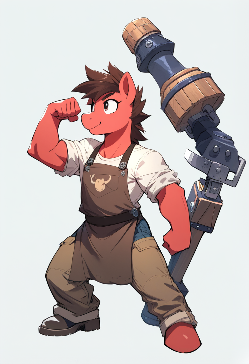 MLP OC with region-appropriate design elements