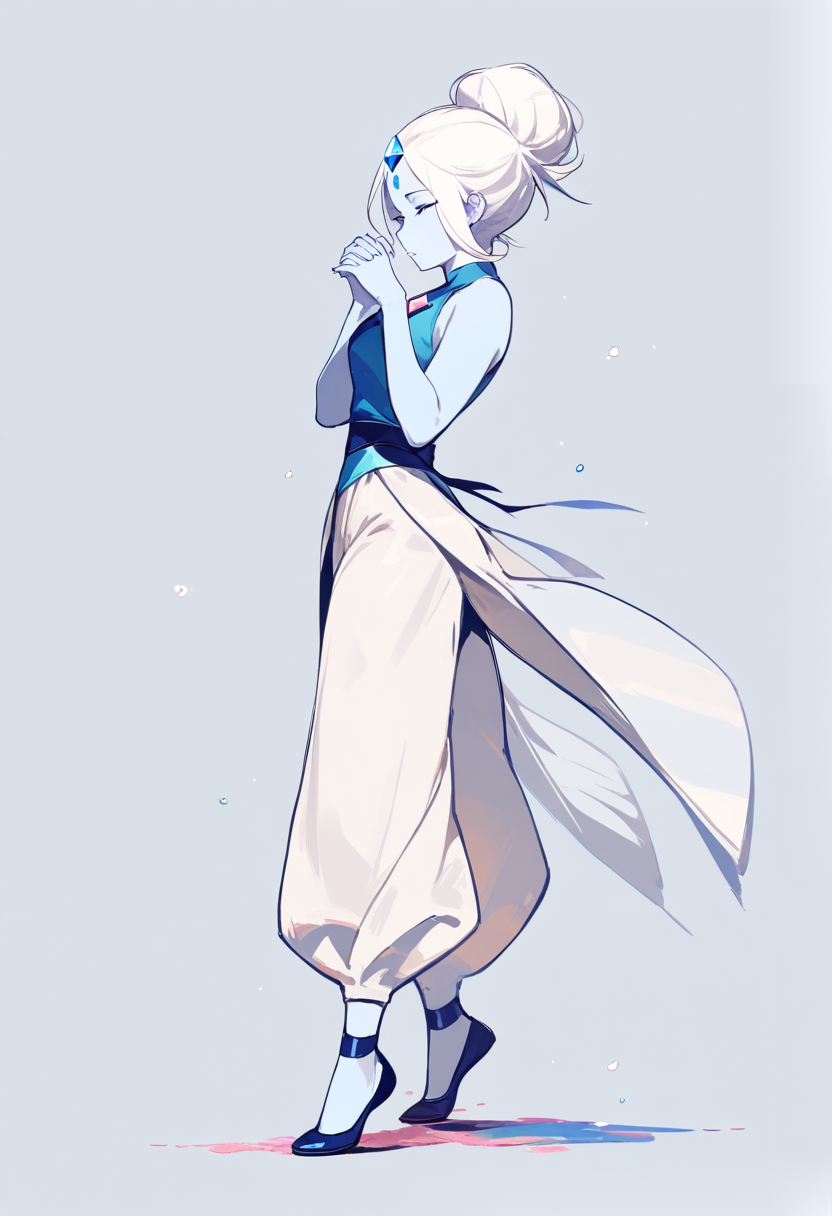 Steven Universe Gem OC with mineral-accurate color palette