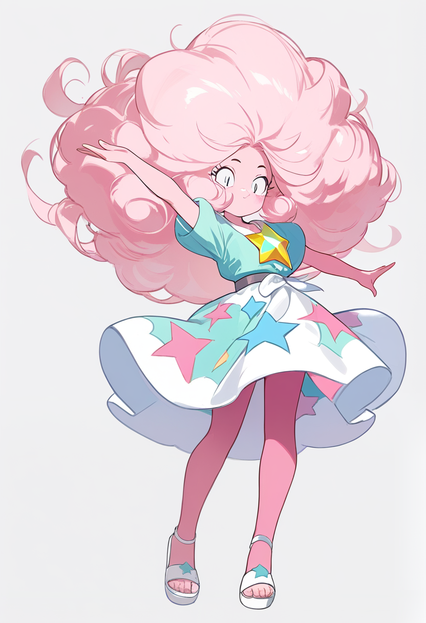 Steven Universe OC summoning a unique weapon