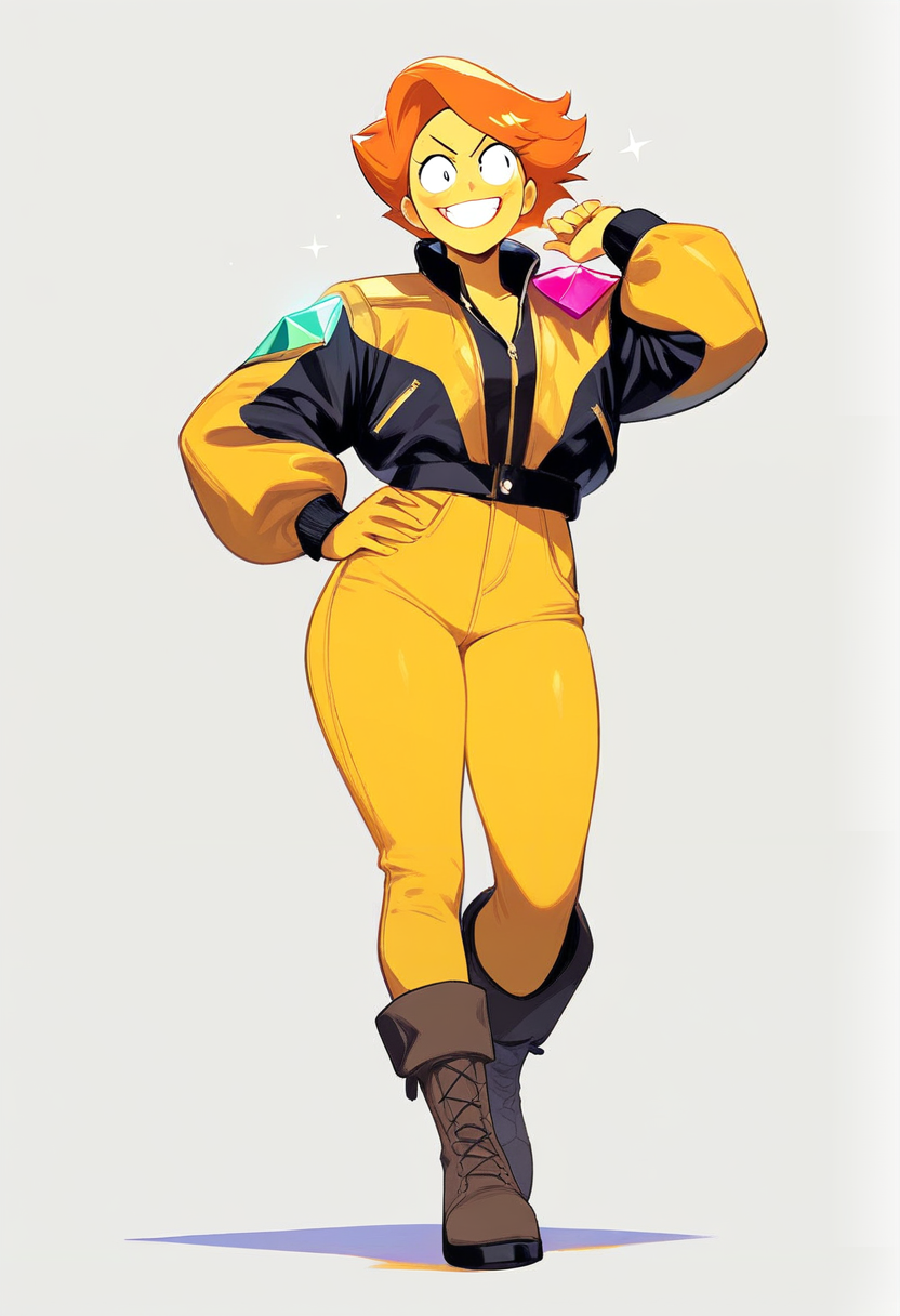 Steven Universe fusion OC with combined design elements