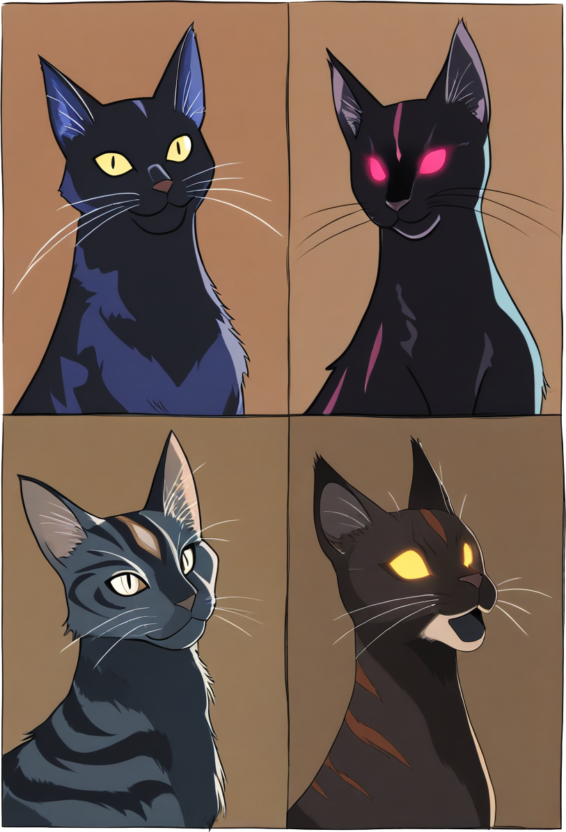 Warrior Cats medicine cat OC with herb collection